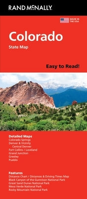 Rand McNally Easy to Read: Colorado State Map by Rand McNally