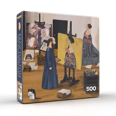 Max Dalton Artist Studio Puzzle Series: Klimt: A 500 Piece Jigsaw Puzzle by Max Dalton by Dalton, Max