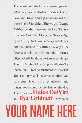 Your Name Here by DeWitt, Helen