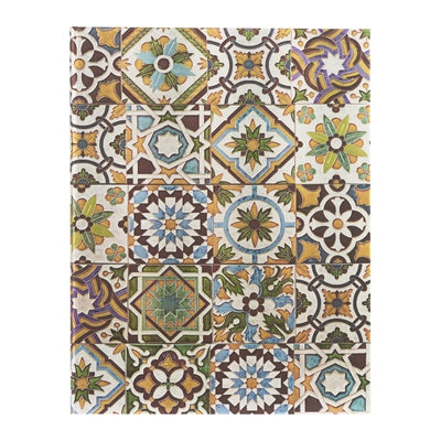 Paperblanks Porto Portuguese Tiles Hardcover Journal Ultra Lined Elastic Band Closure 144 Pg 120 GSM by Paperblanks