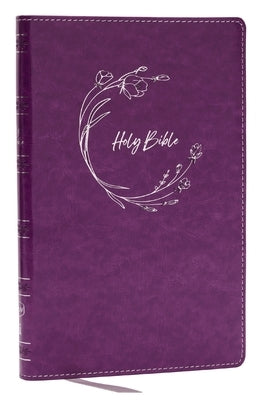 NKJV Holy Bible, Ultra Thinline, Purple Leathersoft, Red Letter, Comfort Print by Thomas Nelson