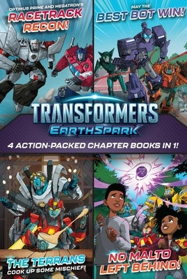 Transformers Earthspark 4 Action-Packed Chapter Books in 1!: Optimus Prime and Megatron's Racetrack Recon!; The Terrans Cook Up Some Mischief!; May th by Windham, Ryder