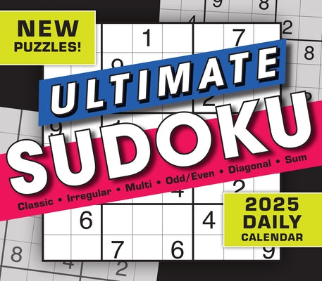 2025 Ultimate Sudoku Boxed Daily Calendar by Conceptis Puzzles