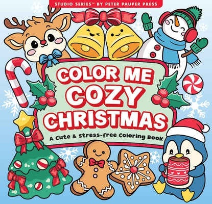 Color Me Cozy Christmas Artist's Coloring Book (31 Single-Sided Designs on Thick Paper) by Peter Pauper Press Inc
