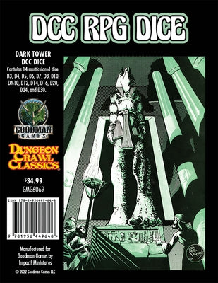 DCC RPG Dice: Dark Tower DCC Dice by Brinkman, Bob