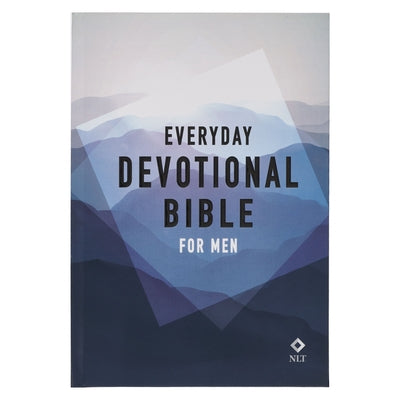 NLT Holy Bible Everyday Devotional Bible for Men New Living Translation by Christian Art Gifts