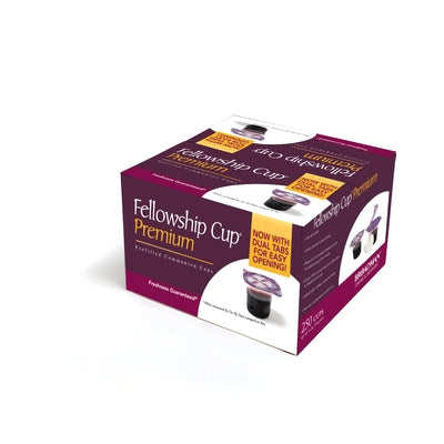 Fellowship Cup(r) Premium - Prefilled Communion Cups (250 Count): Includes Juice and Wafer with Dual Tabs for Easy Opening by Broadman Church Supplies Staff