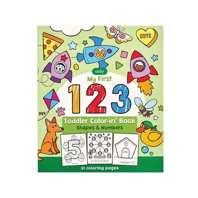 Toddler Color in Book 123- Coloring Book by 