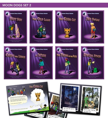 Phonic Books Moon Dogs Set 2: Decodable Books for Older Readers (CVC Level, Consonant Blends and Consonant Teams) by Phonic Books