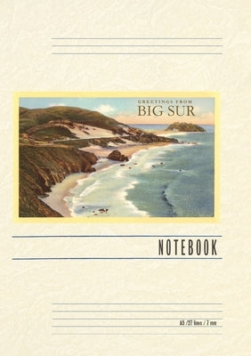 Vintage Lined Notebook Greetings from Big Sur by Found Image Press