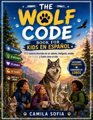 The Wolf Code Book For Kids En Español: 101 maneras divertidas de ser valiente, inteligente, amable y fuerte como un lobo. by Sofia, Camila