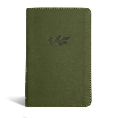 NASB Personal Size Bible, Olive Leathertouch by Holman Bible Publishers