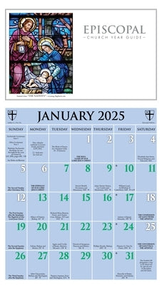 2025 Episcopal Church Year Guide Kalendar: January 2025 Through December 2025 by Ashby Company