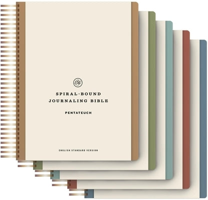 ESV Spiral-Bound Journaling Bible, Five-Volume Set (Hardcover) by Esv Bibles
