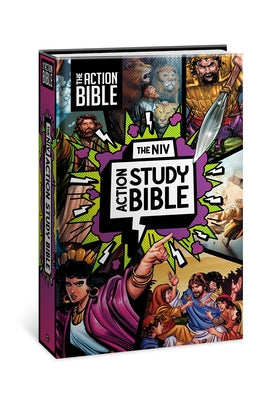 The NIV Action Study Bible, Hardcover, Full Color by David C Cook