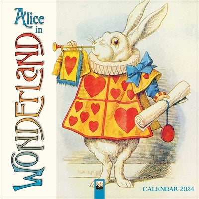 Alice in Wonderland Wall Calendar 2024 (Art Calendar) by Flame Tree Studio