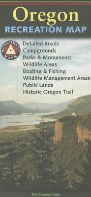Benchmark: Oregon Recreation Map by Benchmark