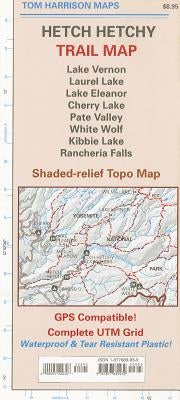 Hetch Hetchy Trail Map by Harrison, Tom