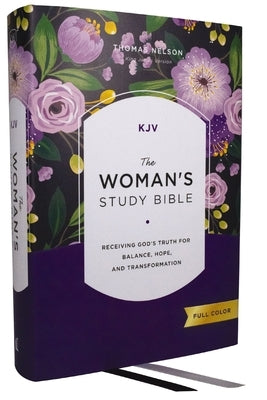 Kjv, the Woman's Study Bible, Hardcover, Red Letter, Full-Color Edition, Comfort Print: Receiving God's Truth for Balance, Hope, and Transformation by Patterson, Dorothy Kelley