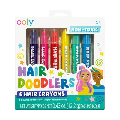 Hair Doodlers Hair Crayons - Set of 6 Colors by Ooly