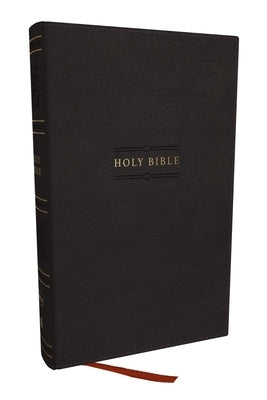NKJV Personal Size Large Print Bible with 43,000 Cross References, Black Leathersoft, Red Letter, Comfort Print by Thomas Nelson