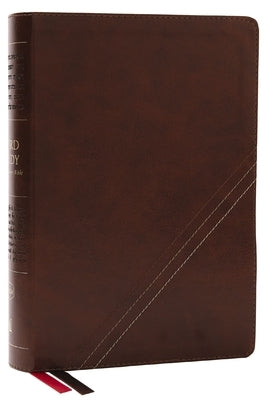Nkjv, Word Study Reference Bible, Leathersoft, Brown, Red Letter, Comfort Print: 2,000 Keywords That Unlock the Meaning of the Bible by Thomas Nelson