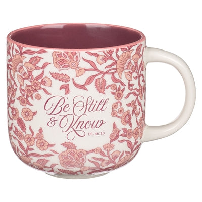 Mug Burgundy Be Still Ps. 46:10 by Christian Art Gifts