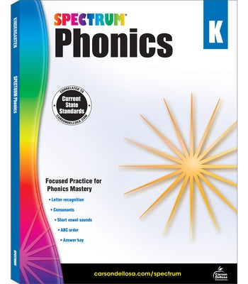 Spectrum Phonics, Grade K: Volume 90 by Spectrum