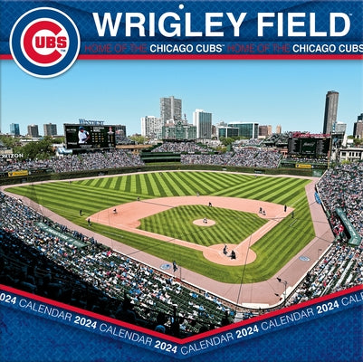 Chicago Cubs Wrigley Field 2024 12x12 Stadium Wall Calendar by Turner Sports