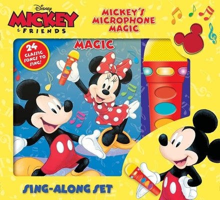 Disney Mickey & Friends: Mickey's Microphone Magic Sing-Along Sound Book Set: Sing-Along Set [With Sing-Along Set and Battery] by Skwish, Emily