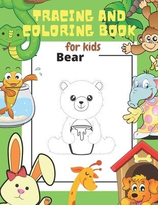 Tracing and Coloring Book for Kids: Let Your Kids Practice Drawing 36 Cute Animals and Have Fun While Learning. Your Kids Will Get to know the Names o by Family, Busy