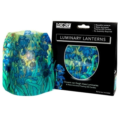 Vincent Van Gogh Irises Luminary Set [With Battery] by Modgy