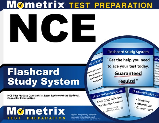 Nce Flashcard Study System: Nce Test Practice Questions & Exam Review for the National Counselor Examination by Mometrix Counselor Certification Test Te