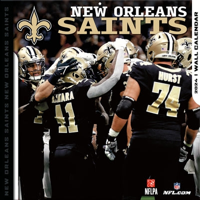 New Orleans Saints 2024 12x12 Team Wall Calendar by Turner Sports