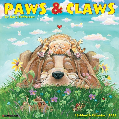 Paws & Claws by Gary Patterson 2026 12 X 12 Wall Calendar by Patterson, Gary