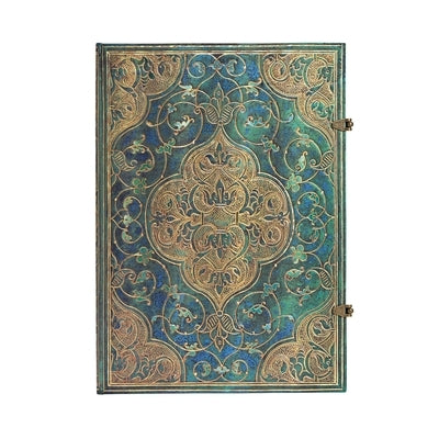 Paperblanks Turquoise Chronicles Hardcover Grande Unlined Clasp Closure 128 Pg 120 GSM by Paperblanks
