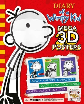 Diary of a Wimpy Kid: Pop Heads 3D Crafts: Quick & Easy to Assemble Life-Like Characters, Plus Crafts, Activities, and More by Kinney, Jeff