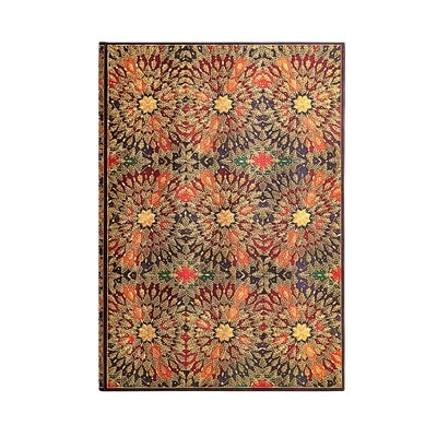 Paperblanks Fire Flowers Hardcover Grande Unlined Elastic Band Closure 128 Pg 120 GSM by Paperblanks