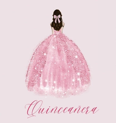 Quinceanera Guest Book with pink dress by Bell, Lulu and