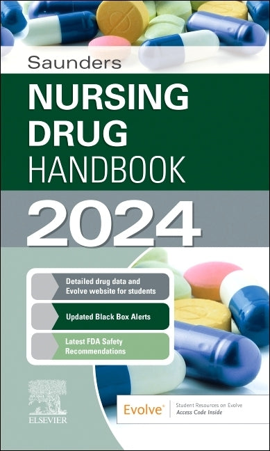 Saunders Nursing Drug Handbook 2024 by Kizior, Robert