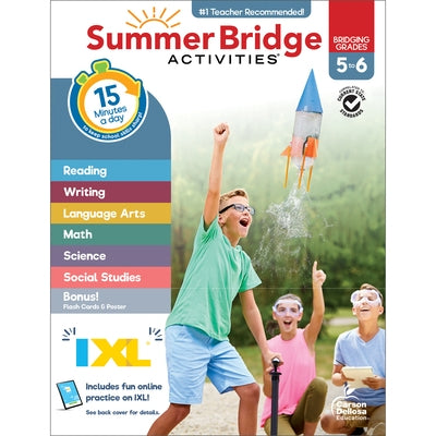 Summer Bridge Activities, Grades 5 - 6 by Summer Bridge Activities