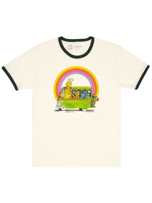 Sesame Street: Bookmobile Unisex Ringer T-Shirt Large by Out of Print