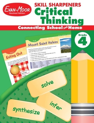 Skill Sharpeners: Critical Thinking, Grade 4 Workbook by Evan-Moor Educational Publishers