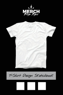 T-Shirt Design Sketchbook: Black and White Tees Template for Your T-Shirt Design Ideas by Mr Tee Maker