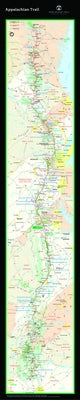 Appalachian Trail Strip-Map Poster by Appalachian Trail Conservancy