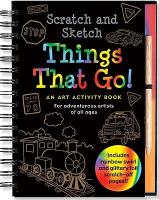 Scratch & Sketch Things That Go (Trace-Along) by Peter Pauper Press, Inc