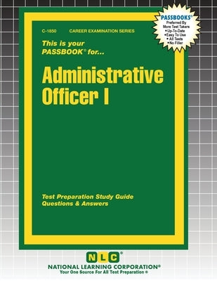 Administrative Officer I by Passbooks