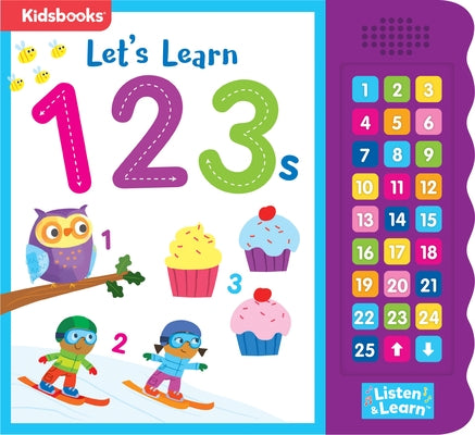 27-Button Sound Book Let's Learn 123s by Publishing, Kidsbooks