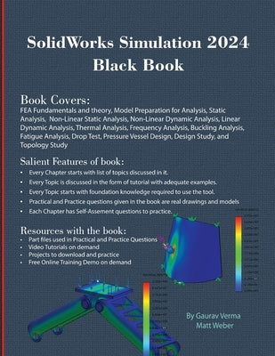 SolidWorks Simulation 2024 Black Book by Verma, Gaurav