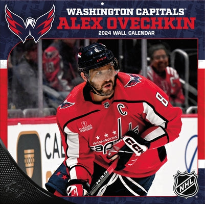 Washington Capitals Alex Ovechkin 2024 12x12 Player Wall Calendar by Turner Sports